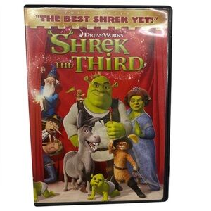 Dreamworks Shrek the Third DVD (Widescreen Edition) Red & Green Cover